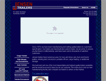 Tablet Screenshot of jensentrailer.com